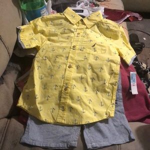 Boys Nautica shorts set size 6
